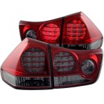 2005 Lexus RX330 Red and Smoked LED Tail Lights