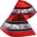 2003 Mercedes Benz S Class LED Tail Lights Black Trim