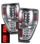 2013 Ford F150 Chrome LED Tail Lights