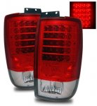 2001 Ford Expedition Red and Clear LED Tail Lights