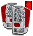 2007 Nissan Titan LED Tail Lights Chrome