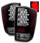 2007 Nissan Titan LED Tail Lights Black