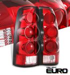 1996 Chevy Tahoe Red Altezza Tail Lights