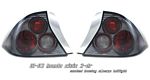 2003 Honda Civic Coupe Smoked Altezza Tail Lights