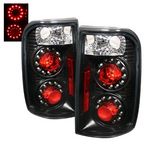 1998 GMC Jimmy Black LED Tail Lights