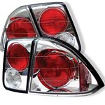 2001 Honda Civic Sedan Clear Altezza Tail Lights