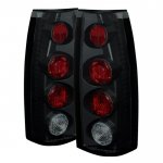 1998 Chevy 3500 Pickup Black Smoked Altezza Tail Lights
