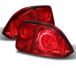 2001 Honda Civic Sedan Red Altezza Tail Lights