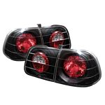 2000 Honda Civic Sedan JDM Black Altezza Tail Lights