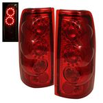 2001 GMC Sierra Red Ring LED Tail Lights