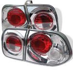 1998 Honda Civic Sedan Clear Altezza Tail Lights