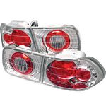 1998 Honda Civic Coupe Clear Altezza Tail Lights