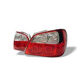 Subaru Impreza 2002-2003 Red and Clear Altezza Tail Lights