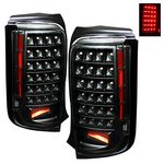 Scion xB 2008-2009 Black LED Tail Lights