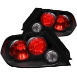 Mitsubishi Lancer 2002-2003 Black Custom Tail Lights