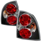 VW Passat Sedan 2001-2005 Black Altezza Tail Lights