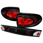 2005 Chevy Cavalier Black Altezza Tail Lights