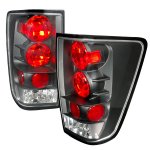 Nissan Titan 2004-2009 Black Altezza Tail Lights