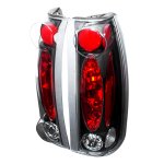 1996 Chevy Tahoe Black Altezza Tail Lights