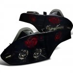 Honda Civic Sedan 2006-2010 Black Smoked Euro Tail Lights