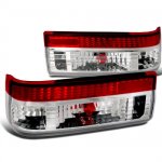 1985 Toyota Corolla AE86 Red and Clear Euro Tail Lights