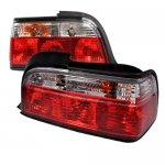 1997 BMW 3 Series Coupe Euro Tail Lights Red and Clear