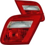 2000 BMW 3 Series Coupe Red and Clear Euro Trunk Tail Lights