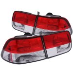 Honda Civic Coupe 1996-2000 Crystal Tail Lights