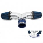 2001 Dodge Durango Polished Short Ram Intake with Blue Air Filter