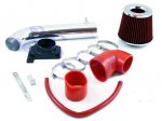 2001 Mitsubishi Eclipse Polished Short Ram Intake with Red Air Filter