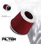 Universal Red 3 inches High Flow Replacement Air Filter