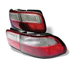 1995 Honda Civic Red and Clear JDM Tail Lights