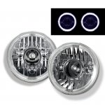 1972 Chevy Suburban Sealed Beam Projector Headlight Conversion White Halo