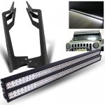 2015 Jeep Wrangler JK Dual LED Light Bars with Mounting Brackets