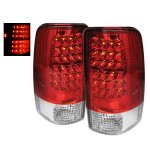 2003 Chevy Suburban LED Tail Lights Red and Clear