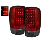 2000 Chevy Tahoe LED Tail Lights Red and Smoked