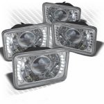 1982 Chevy Caprice LED Sealed Beam Projector Headlight Conversion Low and High Beams