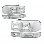 2004 GMC Yukon Clear Headlights and Bumper Lights