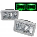 1983 Ford Mustang Green Halo Sealed Beam Projector Headlight Conversion