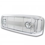 2002 Ford F350 Super Duty Chrome Billet Grille and Fog Lights