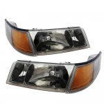 Mercury Grand Marquis 1998-2002 Smoked Euro Headlights and Corner Lights