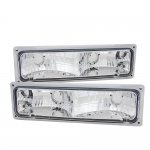 GMC Sierra 1994-1998 Clear Bumper Lights