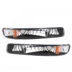 GMC Sierra 1500HD 2001-2007 Black Bumper Lights