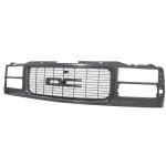 2000 GMC Sierra 2500 Black Replacement Grille