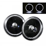 Chevy Suburban 1974-1980 Black Halo Sealed Beam Headlight Conversion