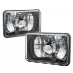 1989 Dodge Diplomat Black Chrome Sealed Beam Headlight Conversion