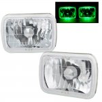 1990 Dodge Ram Van Green Halo Sealed Beam Headlight Conversion