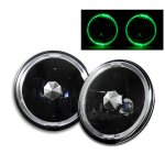 1981 Mazda RX7 Green Halo Black Sealed Beam Headlight Conversion