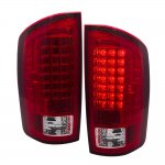 2009 Dodge Ram 2500 LED Tail Lights Red Clear