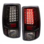 2002 Chevy Tahoe LED Tail Lights Black Clear